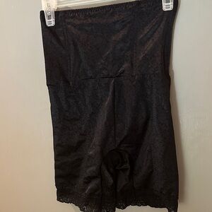 Cabernet Black Lace Trim Chemise